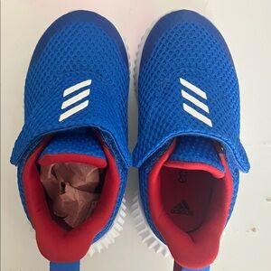 Adidas Kids Blue and Red Sneakers